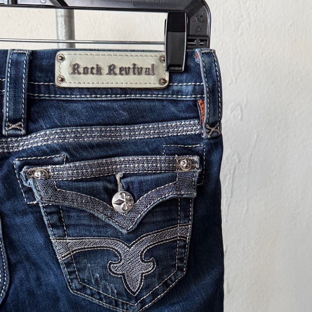 Rock Revival Maggie Boot Western Jeans Size 27